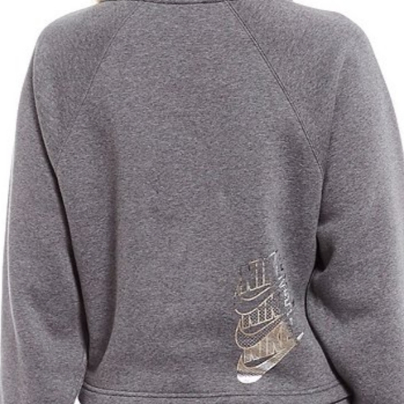 Nike Jackets & Blazers - NWT-Nike Fleece Lined Cropped Pullover